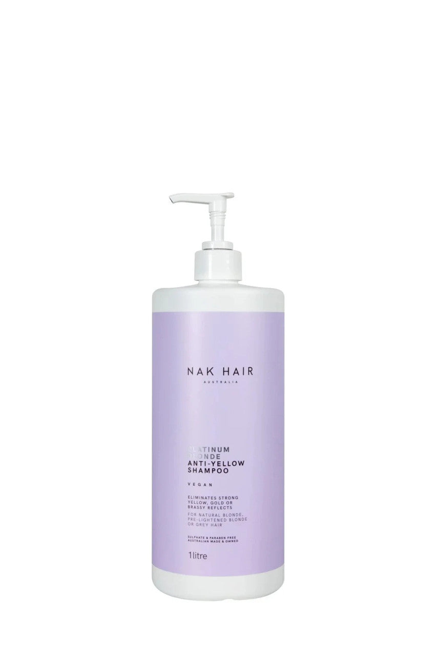 Nak Platinum Blonde Anti-yellow Shampoo 1l