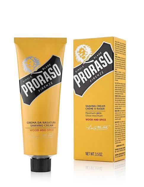 Proraso Shaving Cream Tube Wood And Spice 100ml