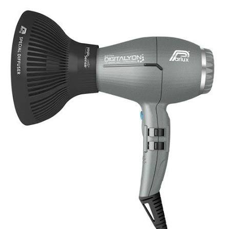 Parlux Digitalyon Hair Dryer Grey Glitter With Diffuser