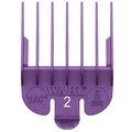 Wahl No. 2 Plastic Tab Attachment Comb 1/4inch Purple