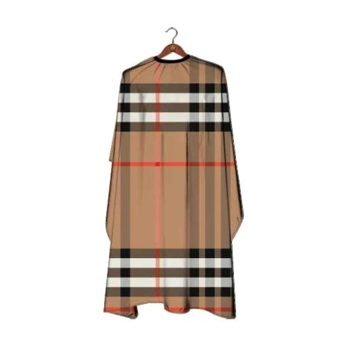 Deyaz Replicape Premium Fashion Salon Cape Brown With Stripes