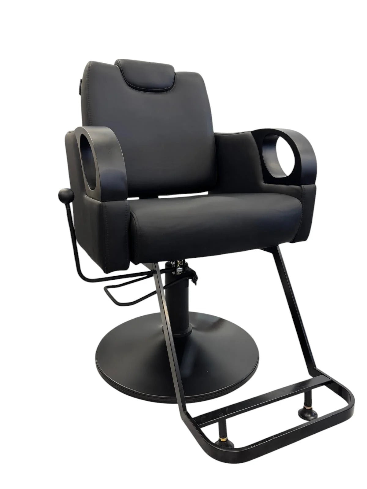 Karma Salon Chair Base Square Flat Black 029301