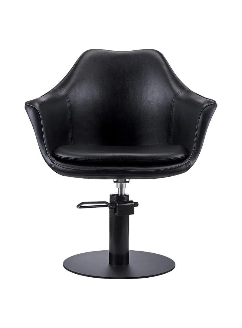 Karma Salon Chair Base Round Flat Black 029201