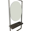 Karma Albany Workstation Oval Salon Mirror Black 0608001