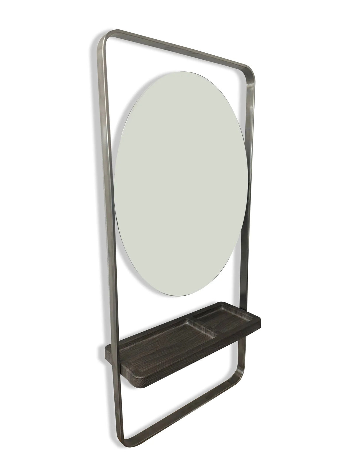 Karma Albany Workstation Oval Salon Mirror Black 0608001