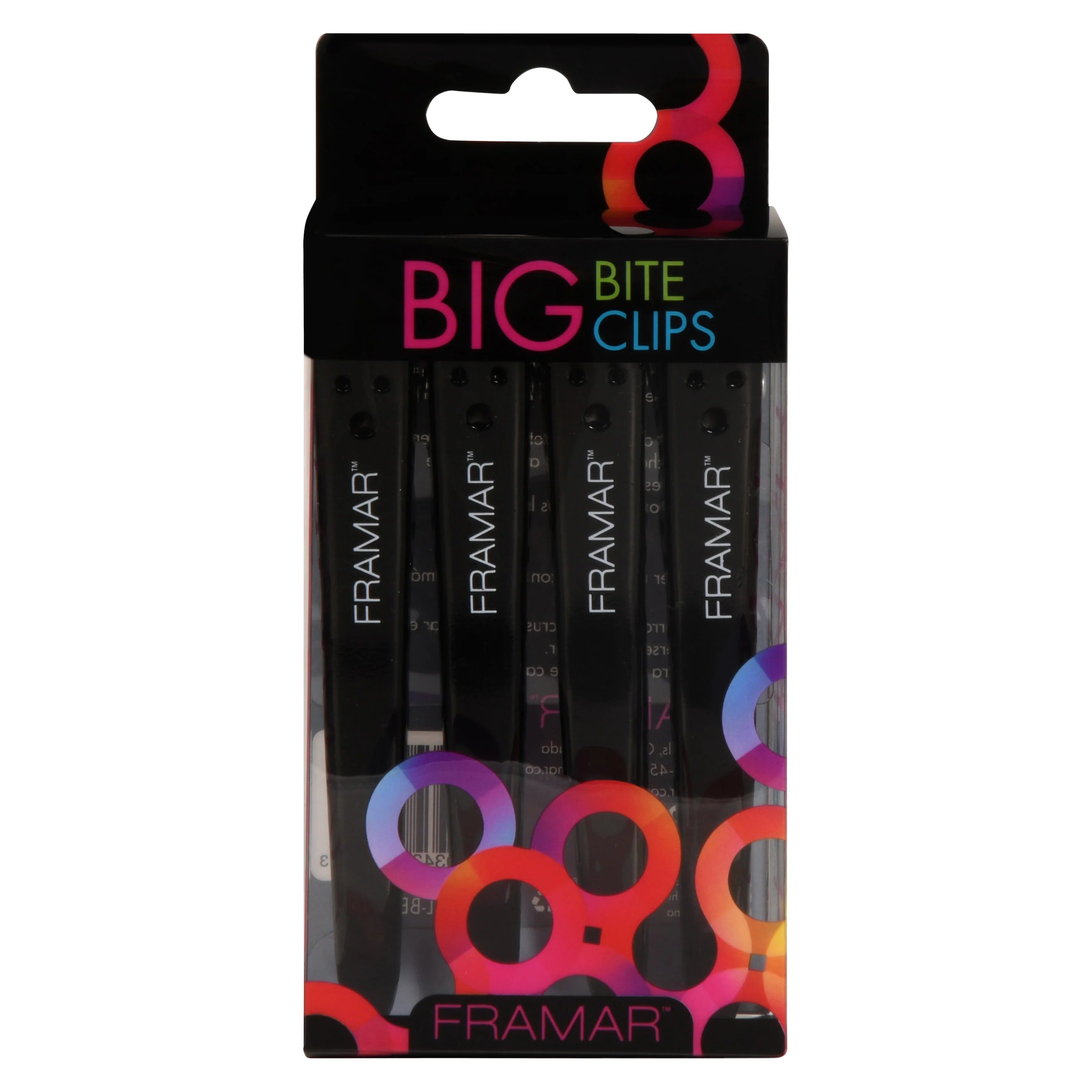 Framar Big Bite Clips 4pk