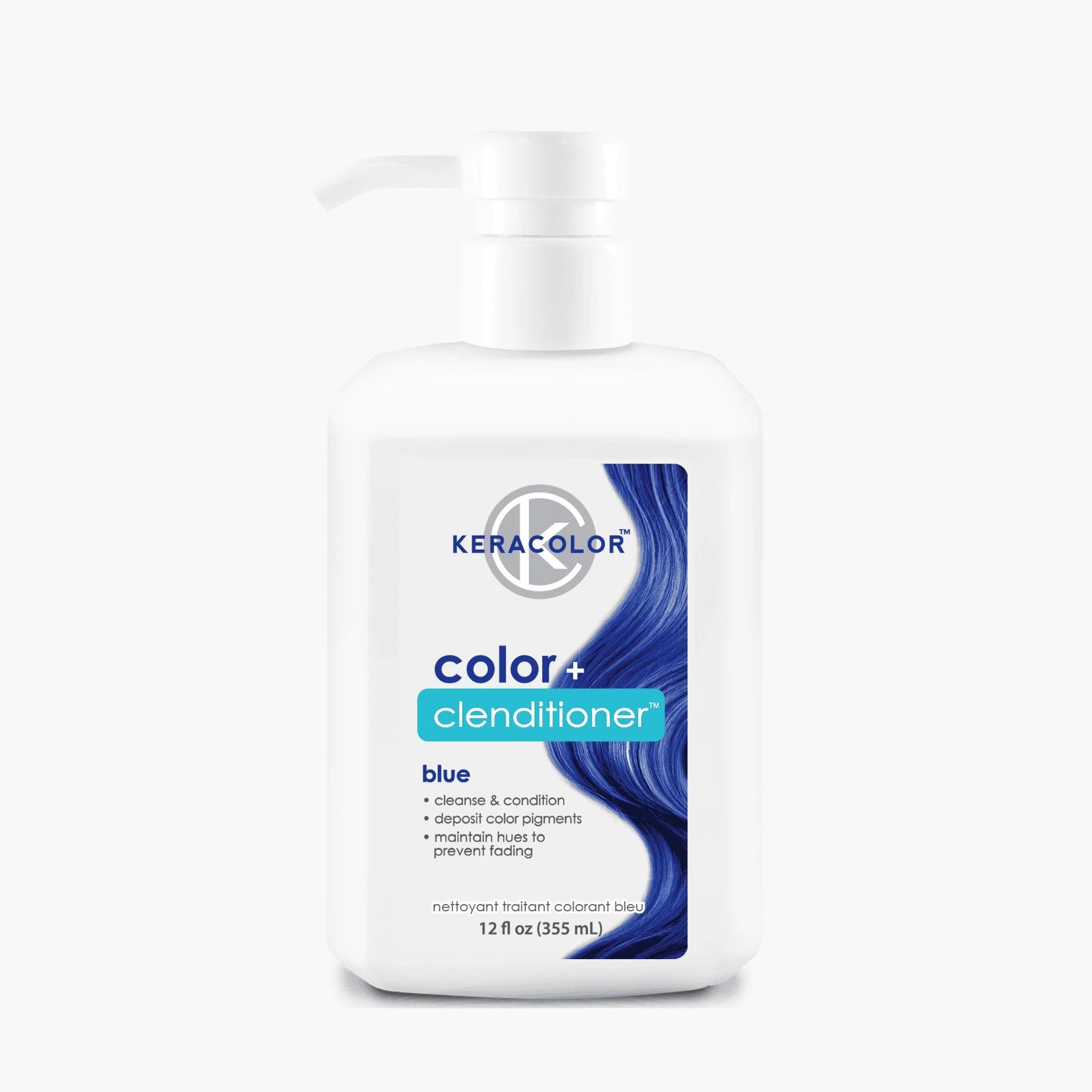 Keracolor Colour + Clenditioner Blue 355ml