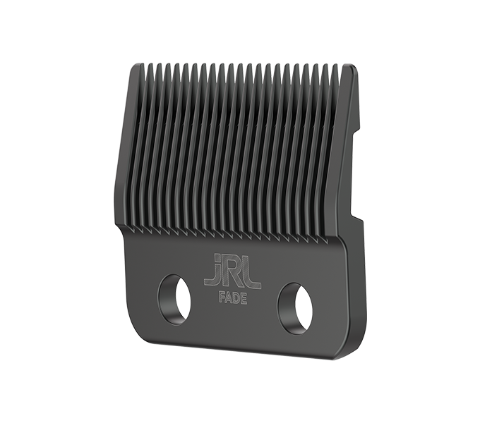 JRL BF04-B black Onyx fade precision replacement blade, angled view