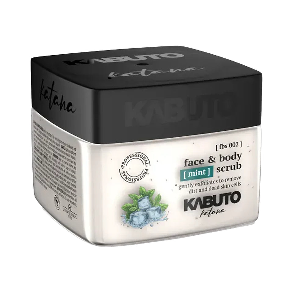 KABUTO FACE&BODY SCRUB MINT ( FBS 002 ) 240 ML