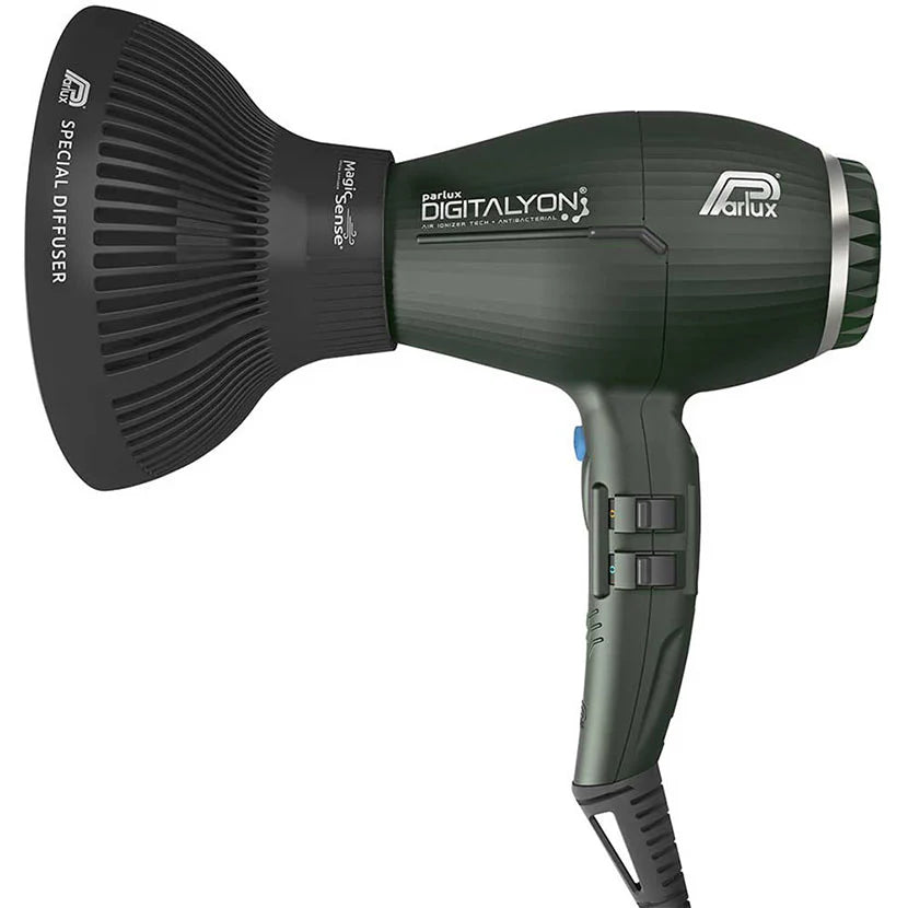 Parlux Digitalyon Dryer - Anthracite with Diffuser Pack