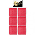 Hair Fx Magic Grip Velcro Rollers 6pc 70mm Red