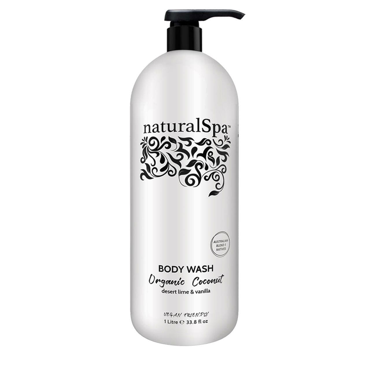 Natural Look Naturalspa Body Wash Organic Coconut 375ml