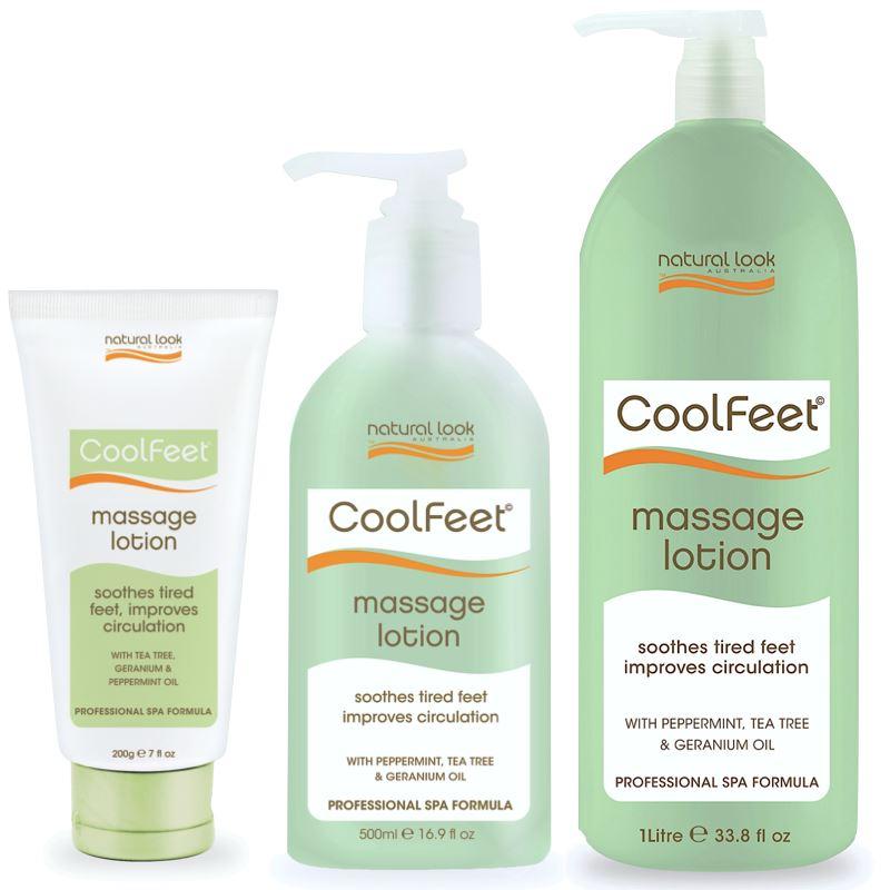 Natural Look Cool Feet Massage Lotion 1l
