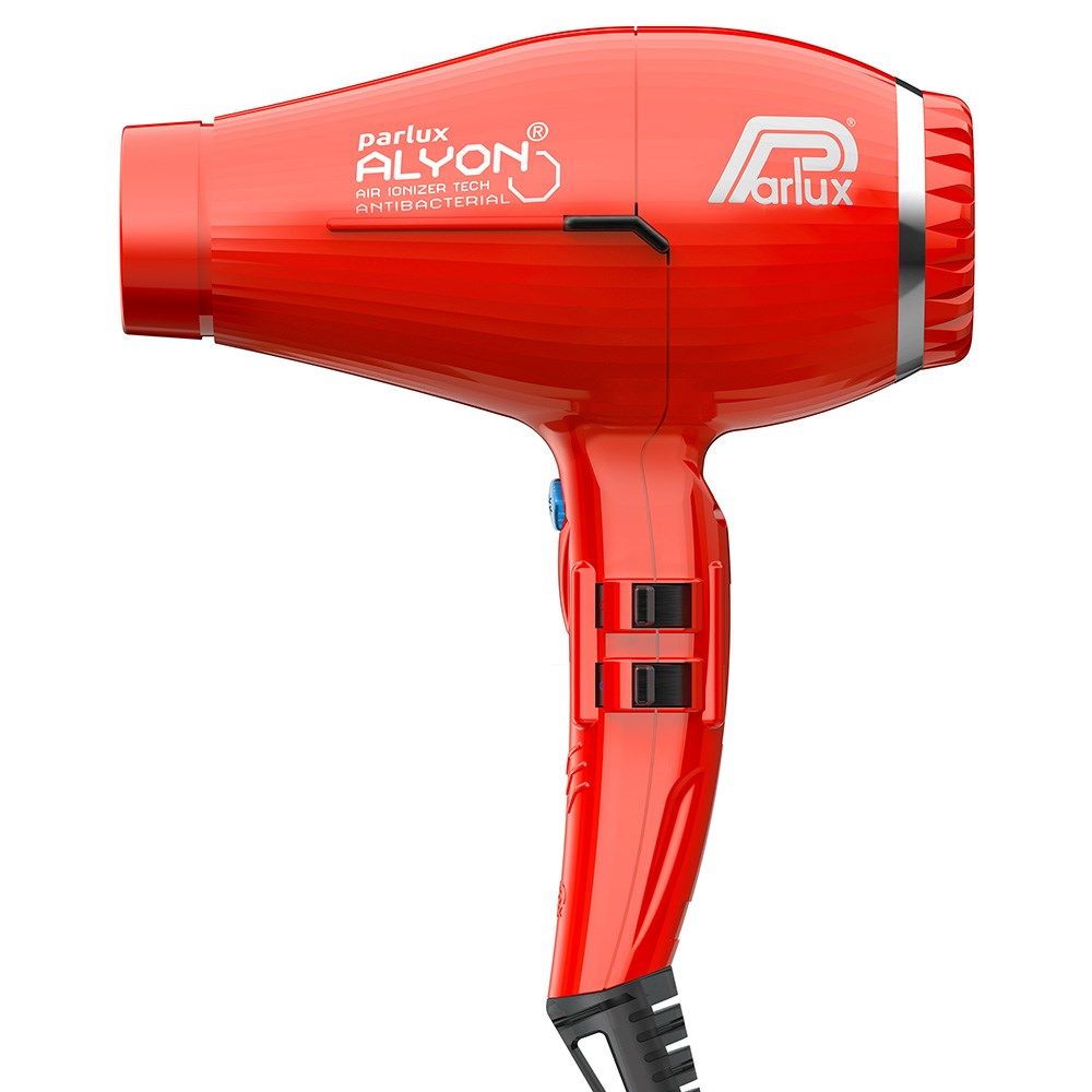 Parlux Alyon Air Ioniser Hair Dryer 2250w Red With Diffuser
