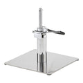 Karma Salon Chair Base Square Flat Stainless Steel 029302