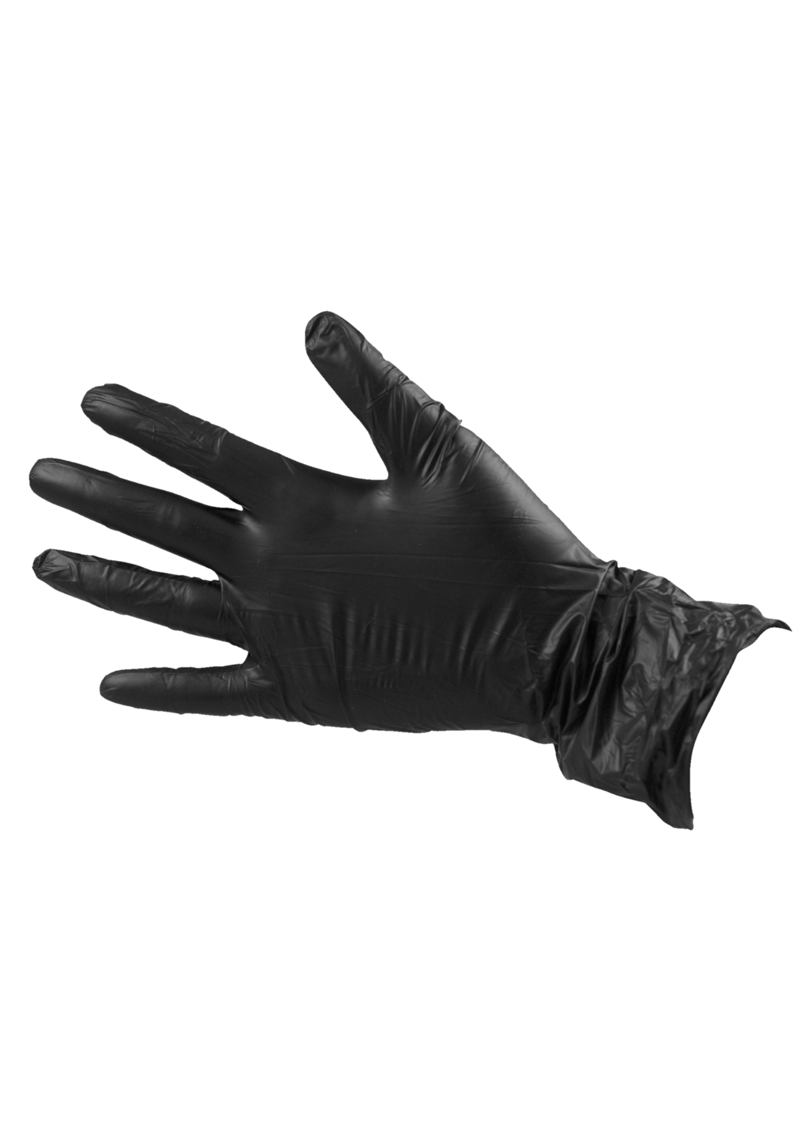 Salon Smart Black Vinyl Gloves 100pc - Large