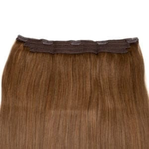 Caramel-Clip Human Hair Extensions in 5 Piece