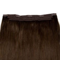 Espresso-clip Human Hair Hair Extensions in 5 Piece