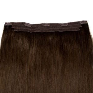 Espresso-clip Human Hair Hair Extensions in 5 Piece