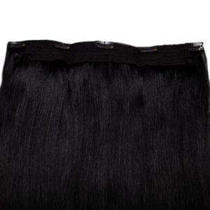 midnight-Clip Human Hair Extensions in 5 Piece