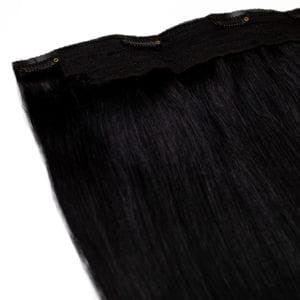 midnight-Clip Human Hair Extensions in 5 Piece