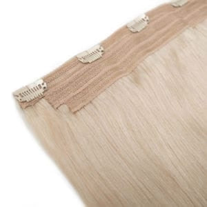 milkshake-Clip Human Hair Extensions in 5 Piece