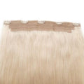 milkshake-Clip Human Hair Extensions in 5 Piece