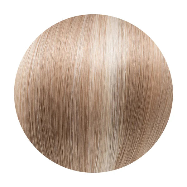 milkshake/cinnamon -clip Human Hair Extensions in 5 Piece