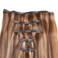 Sun Kissed-Clip Human Hair Extensions in 5 Piece