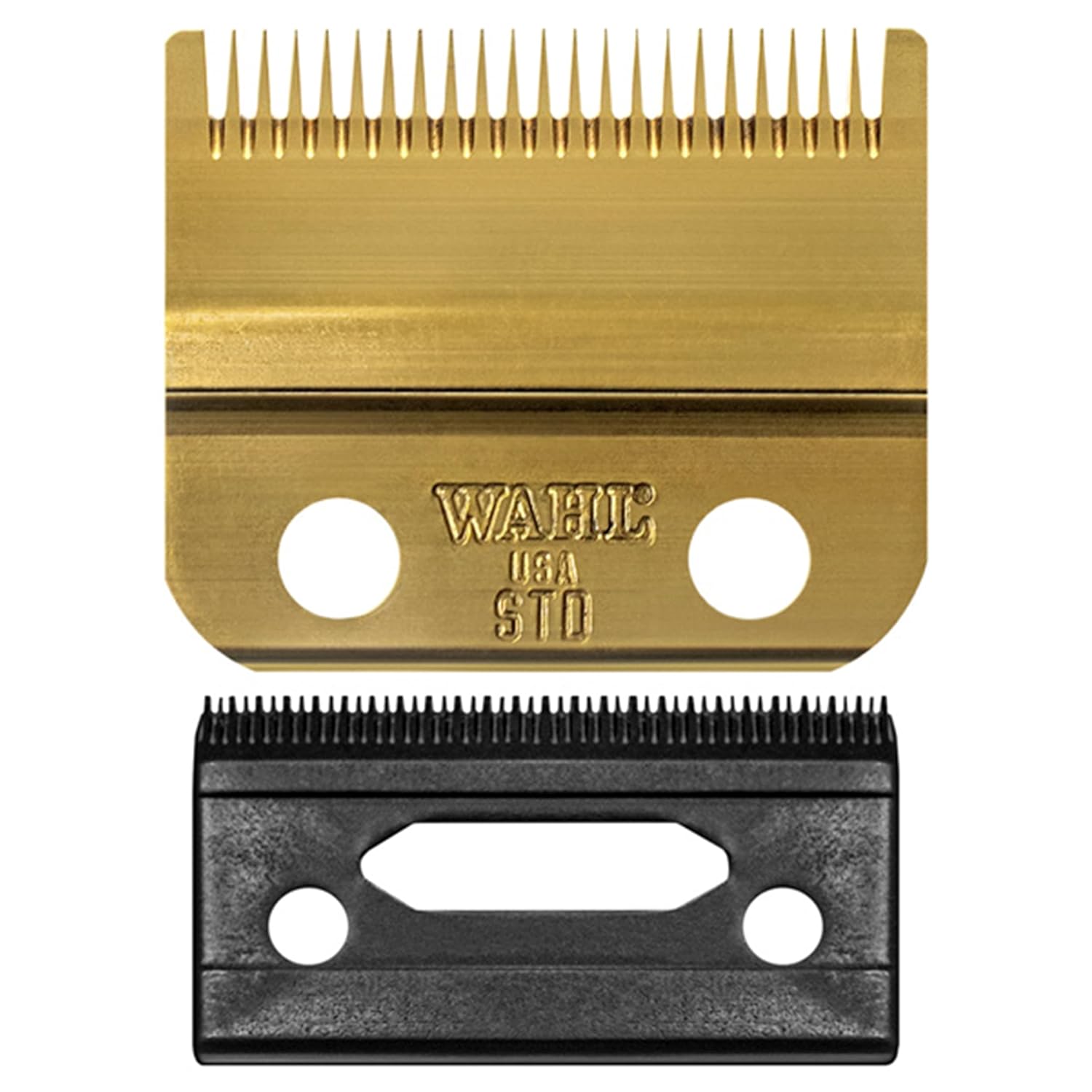 Gold Titanium Dlc Magic Clip Cordless Stagger Tooth Blade