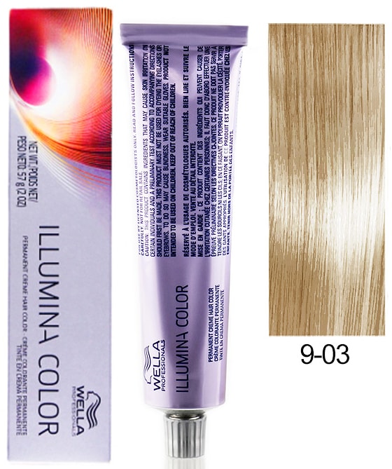 ILLUMINA COLOR 9/03 VERY LIGHT NATURAL GOLD BLONDE 60ML